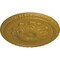 Ekena Millwork Richmond Ceiling Medallion (Fits Canopies up to 2 5/8"), Hand-Painted Pharaohs Gold, 18"OD x 1 3/8"P CM18RIPGS - alternate 3